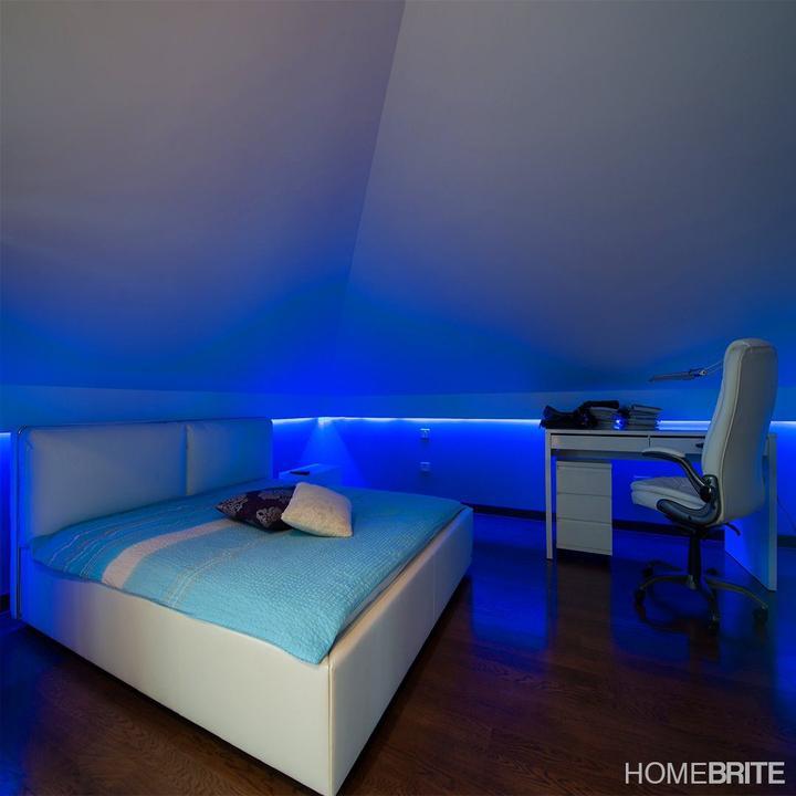 HomeBrite - Color Changing LED Light Strip with Remote Control (16 Feet)