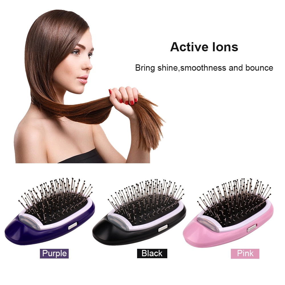 Ionic Hair Brush Electric Hair Comb Negative ions