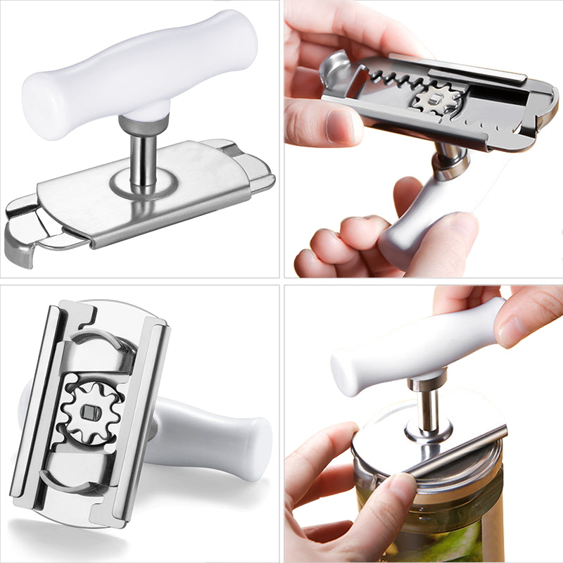 Stainless Steel Adjustable Glass Jar and bottle Opener